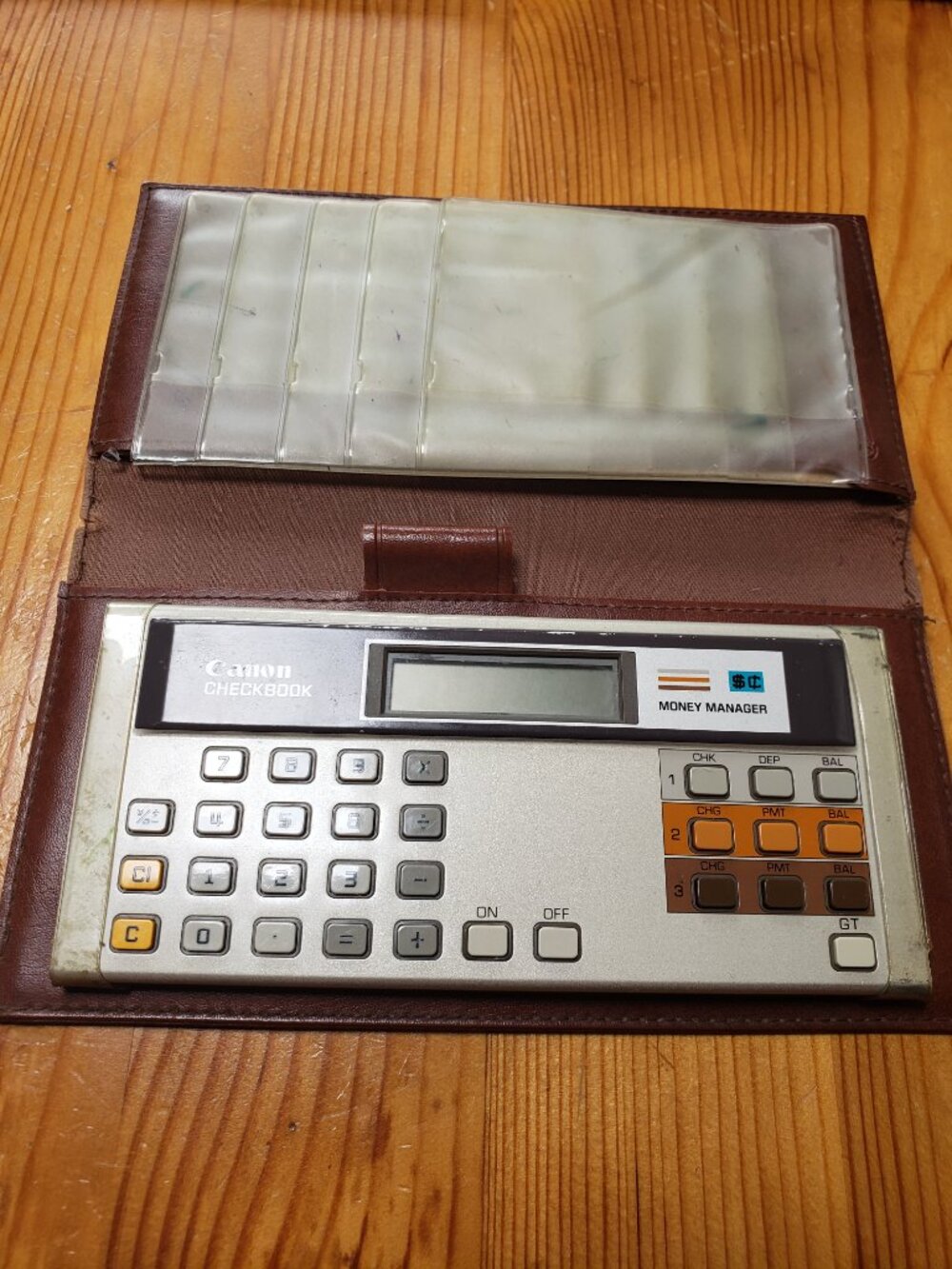 Vintage Canon Checkbook Money Manager Personal Banking Calculator